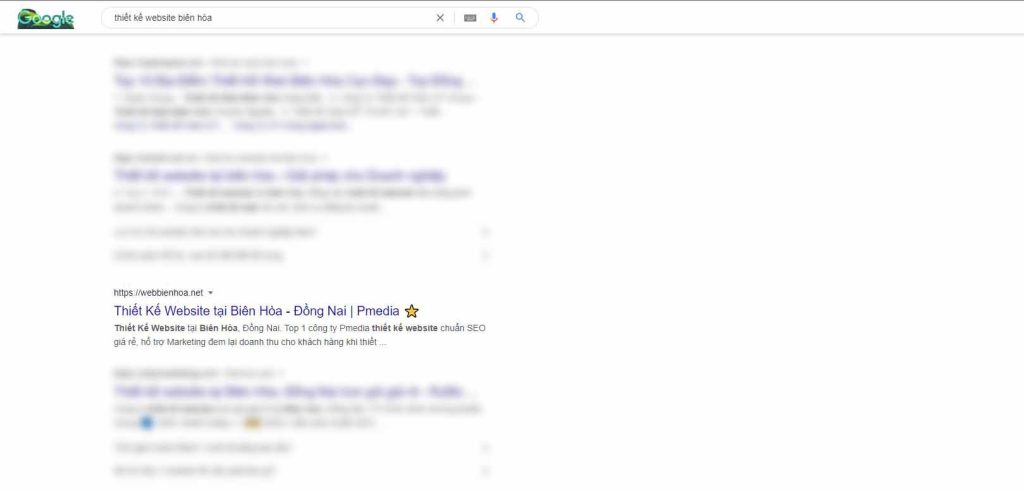 Ví dụ về SEO Website