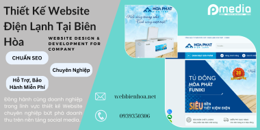 Thiết Kế Website Điện Lạnh Tại Biên Hòa
