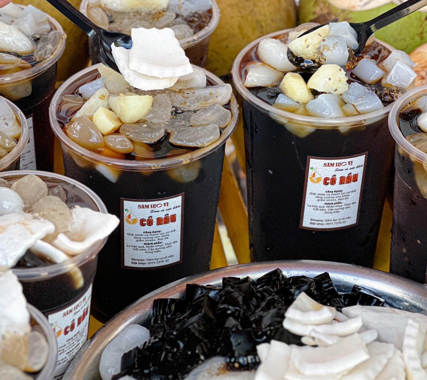 sâm lục vị Cô Nâu