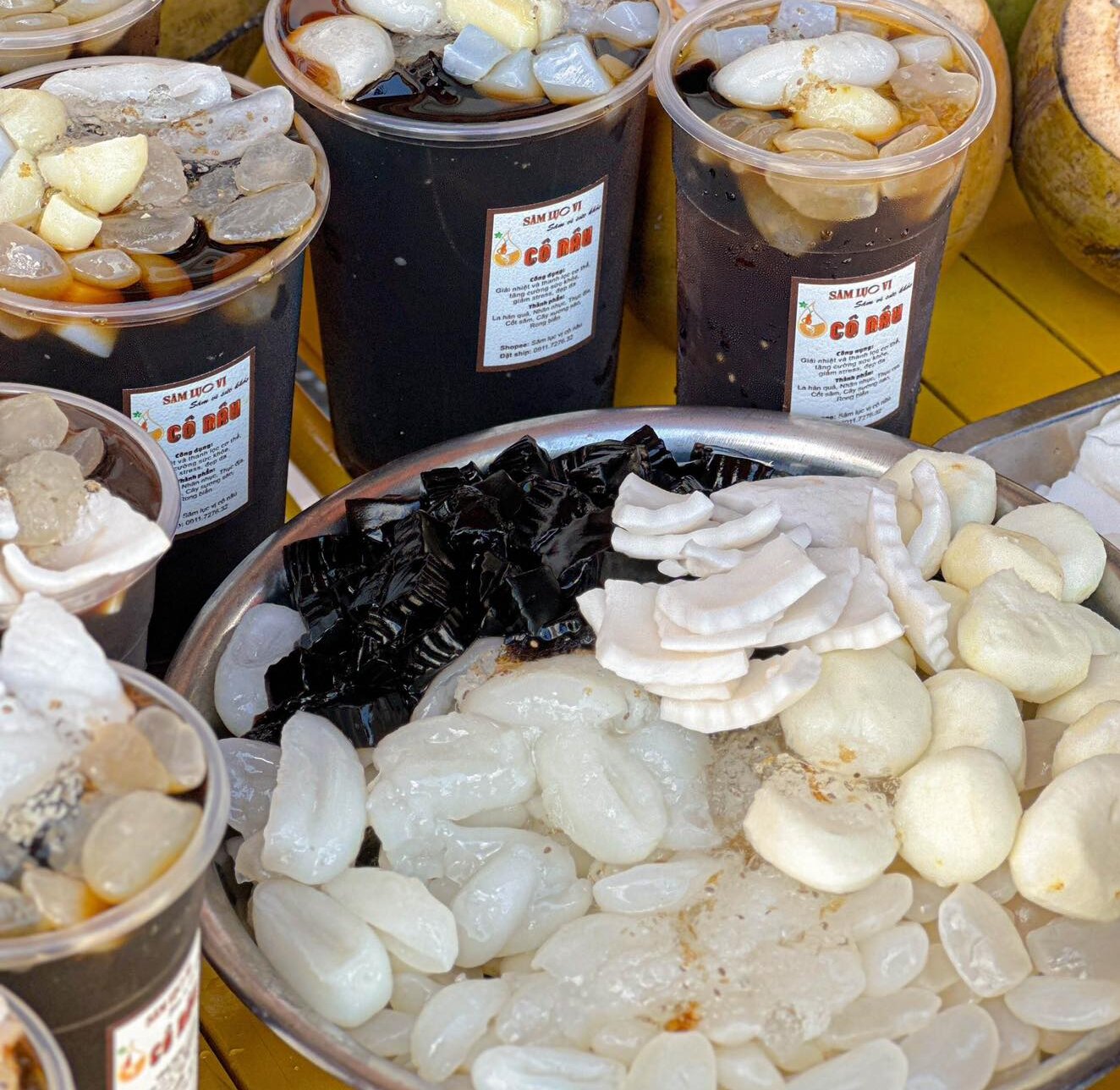 sâm lục vị Cô Nâu