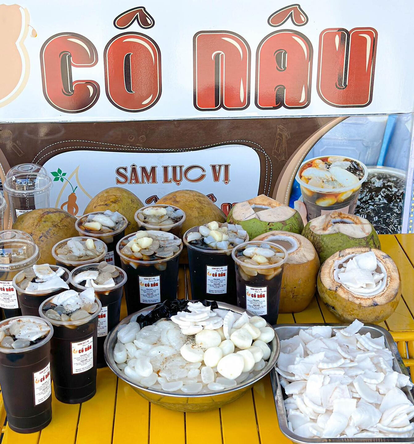 sâm lục vị Cô Nâu