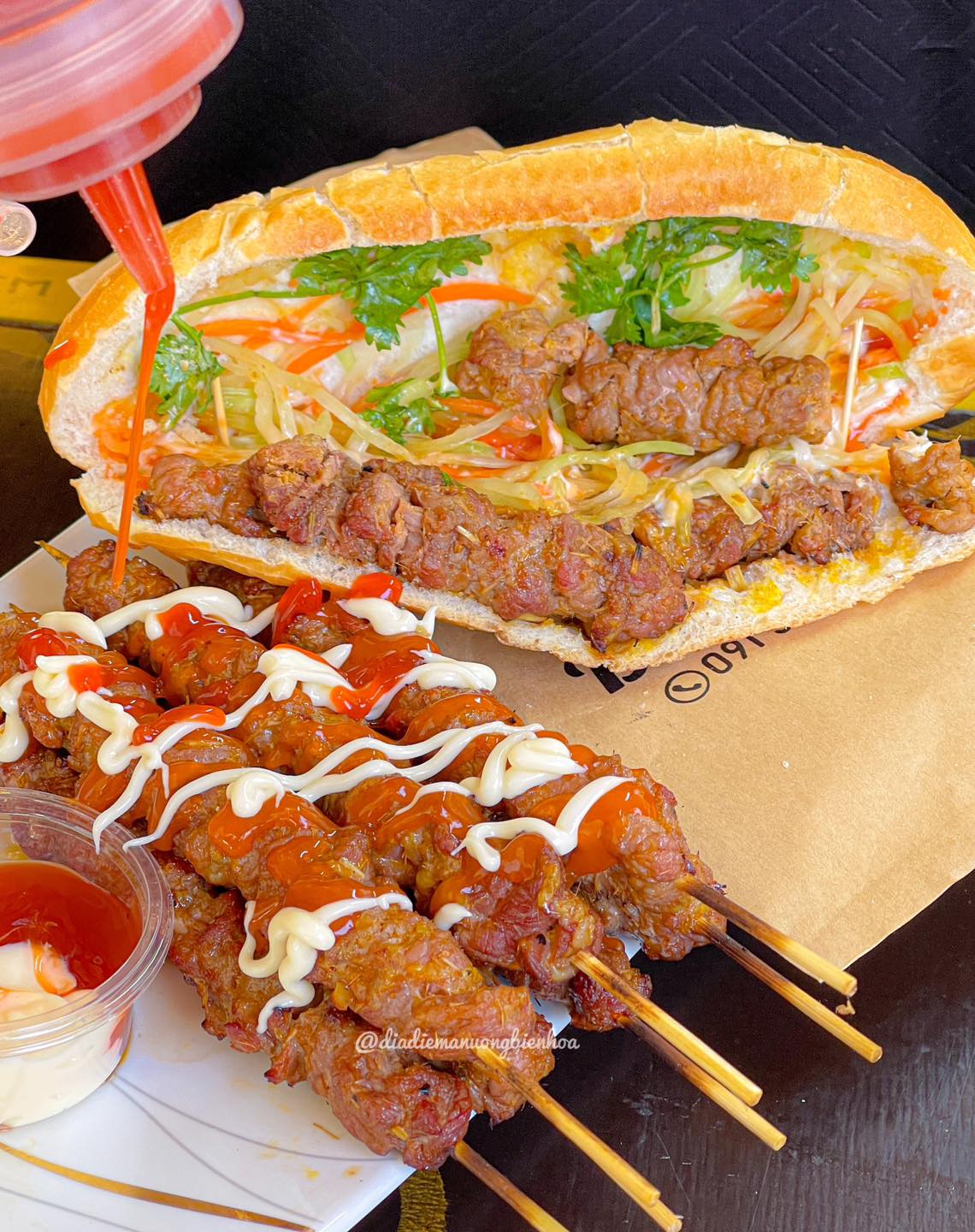 Bánh mì xiên nướng BonBon