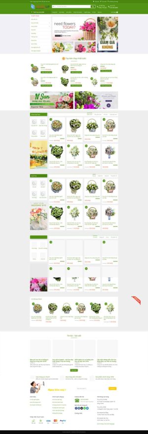 Theme wordpress shop hoa tươi 01