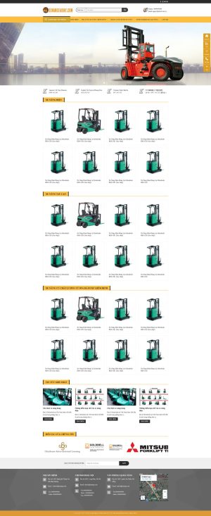 Theme wordpress bán xe nâng 2